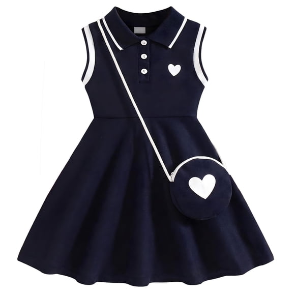 Vestido VARMILO 8 años azul oscuro casual