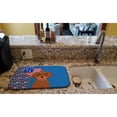 thumbnail image 2 of Wirehair Red Dachshund USA American Dish Drying Mat, 2 of 5