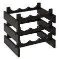 thumbnail image 1 of Wooden Mallet WR33BK 9 Bottle Dakota Wine Rack, Black, 1 of 1