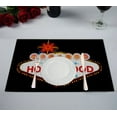 thumbnail image 1 of ABPHQTO Welcome To Hollywood Placemat 12x18 Inch,Set of 2 Table Placemats, 1 of 2