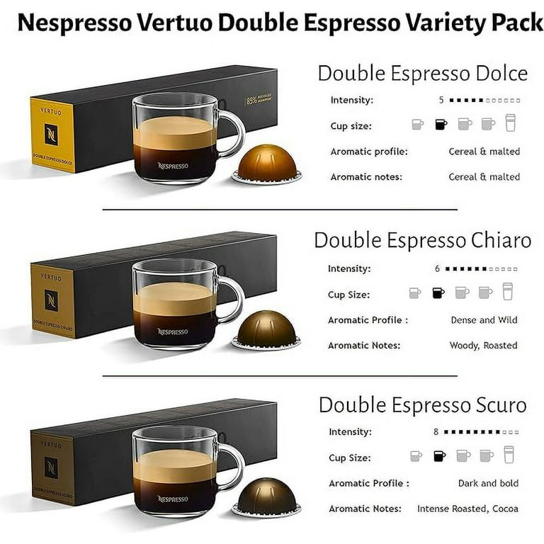 Nespresso How To Make Double Espresso Espresso Chiaro Double Shot - Main Image