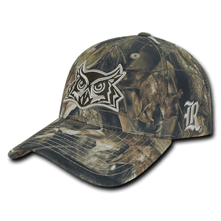 NCAA Rice Owls University Hybricam Baseball Camouflage Camo Caps Hats GBR
