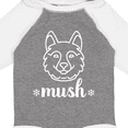thumbnail image 4 of Inktastic Husky Sled Dog Mush Boys or Girls Long Sleeve Baby Bodysuit, 4 of 5