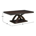 thumbnail image 5 of Steve Silver Jocelyn Wood Coffee Table, Espresso Cherry, 5 of 8
