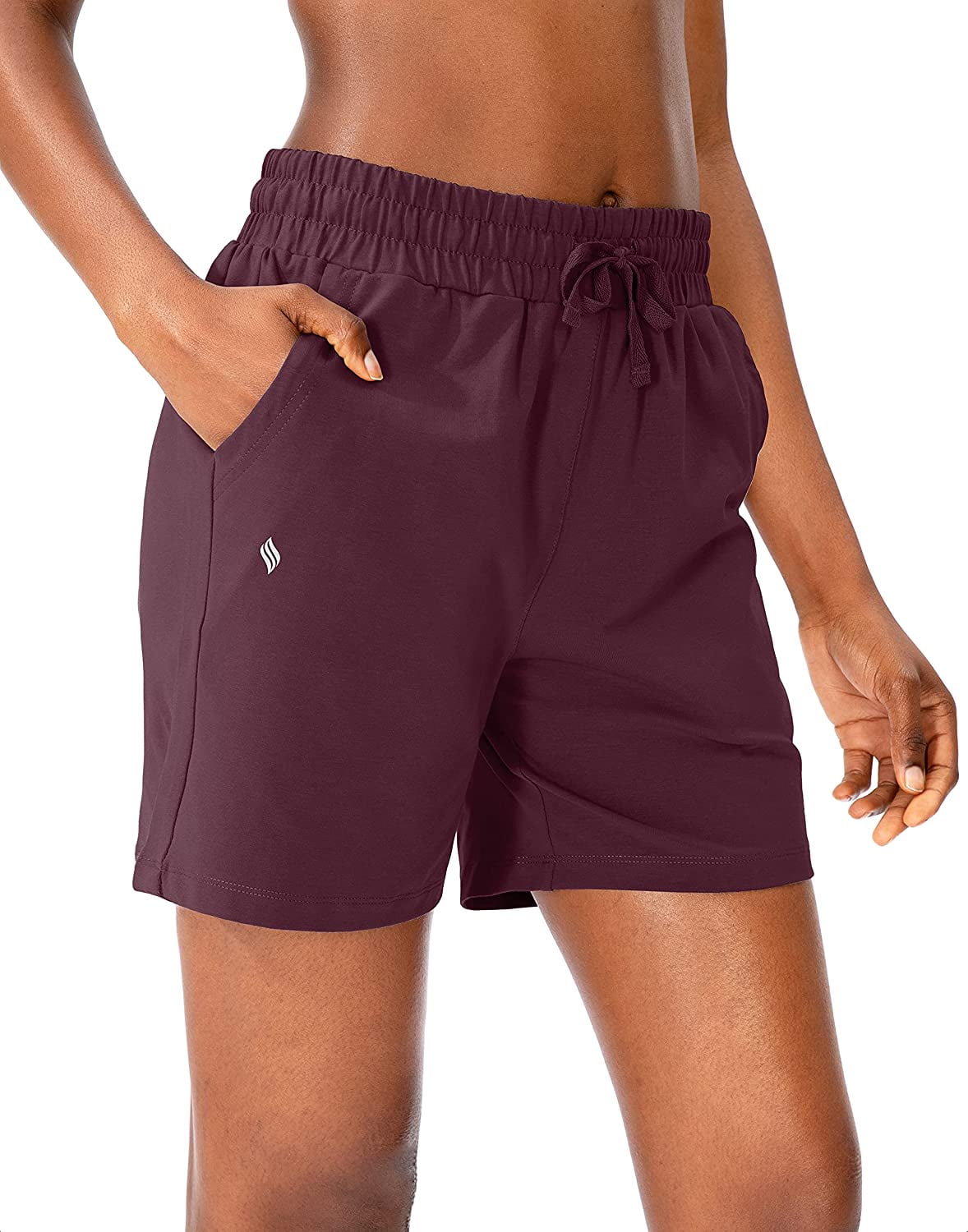 SANTINY Women's Cotton Shorts 5 