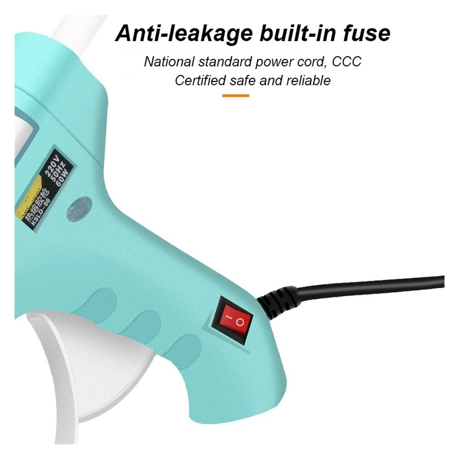 2Pcs 20W Hot Melt Glue Gun With 7mm Glue Sticks Mini Industrial Guns Heat Temperature Thermo Electric DIY Repair Tool Manual Glue Gun ,Effortless Crafting