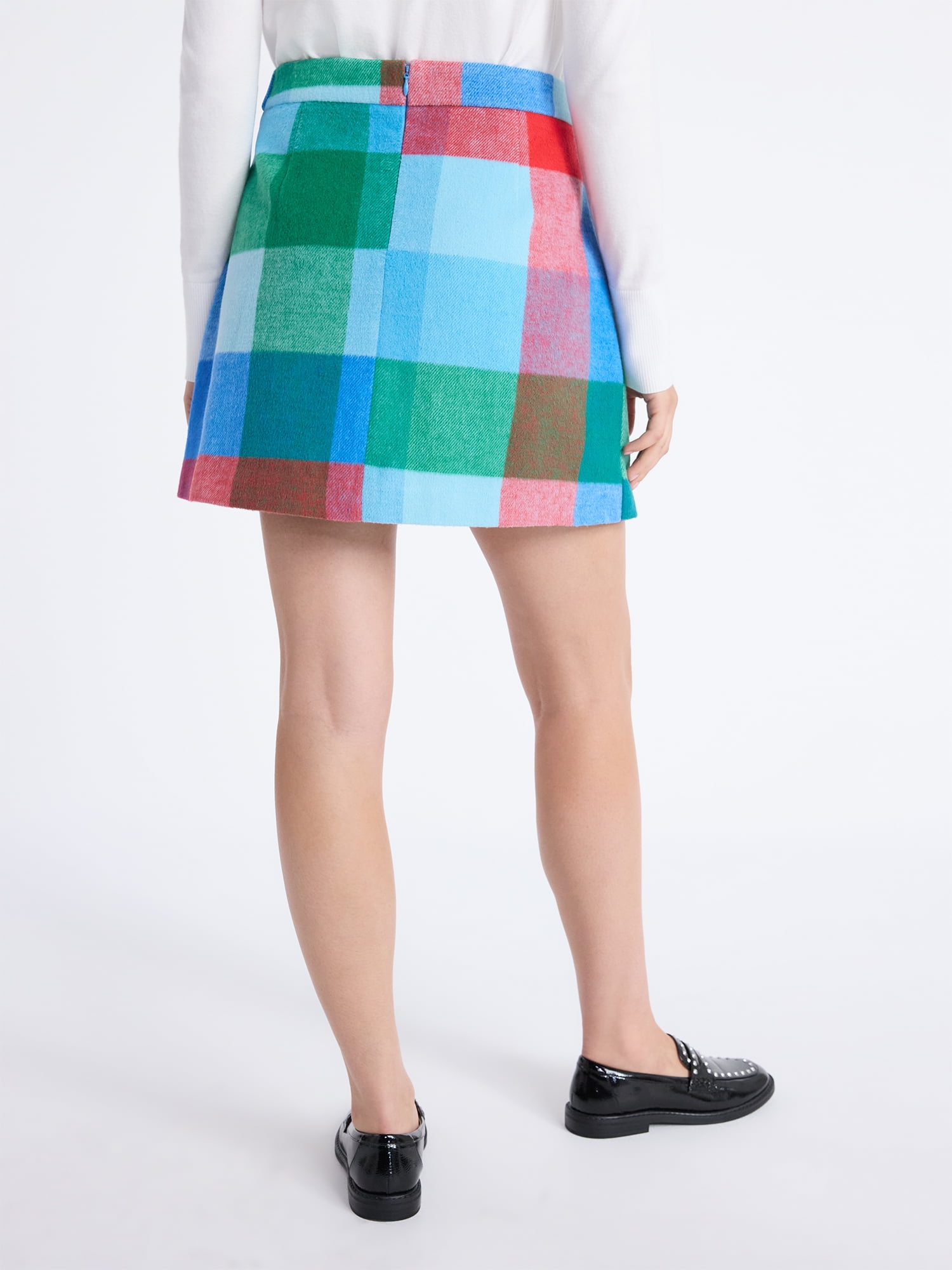 Women's Faux Wrap Front Mini Skirt, Sizes 0-20 - image 3