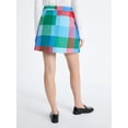thumbnail image 3 of Free Assembly Women's Faux Wrap Front Mini Skirt, Sizes 0-20, 3 of 5