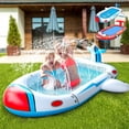 thumbnail image 1 of Muyoka Piscina inflable para niños Piscina con rociadores de agua Fuente inflable Piscina Muyoka Hogar, 1 of 6