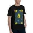 thumbnail image 2 of Bingfone Avocado In Space Men'S Loose Fit Short-Sleeve Pocket T-Shirt, 2 of 7