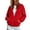 A-Red431, variant on Bibifish Womens Zip Up Hoodies Hooded Jackets Relaxed Fit Casual Lightweight Sports Active Hooded Sweatshirts