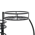 thumbnail image 6 of DecMode 18" x 19" x 22" 3 Tier Black Metal Starburst Plantstand, 6 of 9