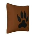 thumbnail image 2 of ZICANCN Wolf Paw Claws Print Track Throw Pillow Covers, Bed Couch Sofa Knit Decorative Pillow Covers for Living Room Farmhouse, 18"x18", 2 of 8
