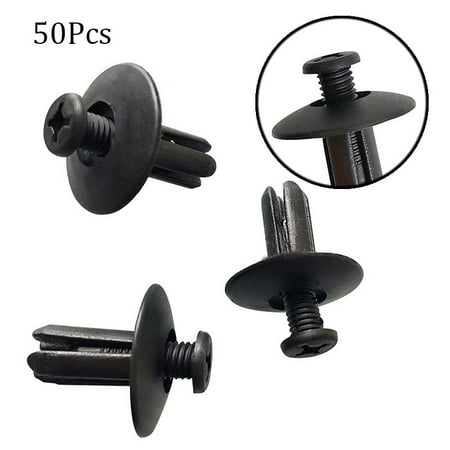 

Fastener Car Rivets Clips Black Accessories Part 8mm Hole Universal Type