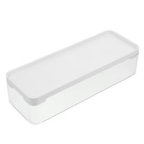 WORGEOUS Laundry Pod Container Dishwasher Pod Holder Dryer Dispenser For Efficient Laundry Organization Spatula Storage Bins Flatware Tray Plastic Clear