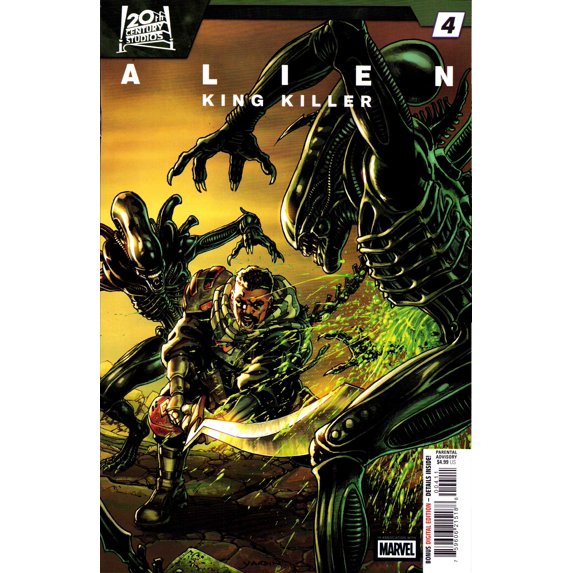 Alien: King Killer #4 VF ; Marvel Comic Book