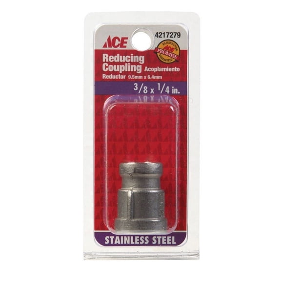 Smith-Cooper Reducing Coupling Stainless 304 3/8 " X 1/4 "