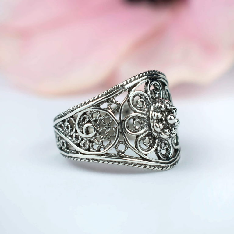 Lace hotsell filigree ring