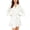 White, variant on Women's Satin Robe Short Ruffle Hem Silky Pajamas Lightweight Long Sleeve Kimono Brides Bathrobes Sleepwear