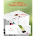 thumbnail image 3 of KFFKFF Commercial Electric Sugarcane Juicer, 800W Machine with 661LBS/H Output, 4 Stainless Steel Rollers, Juice Extractor for Home and Business Applications, 3 of 9