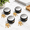 Black, variant on 4-Pack Black Steel Round Puck Padlocks, Keyed Alike, Heavy Duty Security Locks