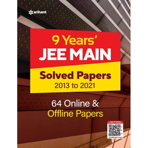 9 Years Solved Papers JEE Main 2022, (Paperback)