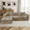 Beige, variant on SYTOPIA 109" Oversized Boneless Couch, L-Shape Compressed Sectional Sofa Bed Lounger, 3-Seater Sleeper for Living Room Bedroom, Comfy 40D Foam Furniture, with 5 Pillows, No Assembly, Urban Grey