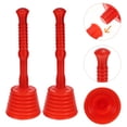 Axio 2 Pcs Toilet Sink Plungers Rubber Toilet Cleaner Practical Toilet