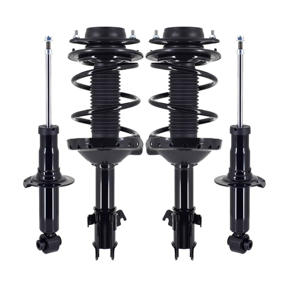 Front Quick Complete Strut Rear Bare Strut Assembly For 2008-2011 Subaru Impreza