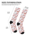 thumbnail image 2 of Lsque Tropical Corals Seahorse Pattern Sport Compression Socks for Men & Women 15-20 mmHg Knee High Nurse Pregnant Running Medical and Travel Athletic, 2 of 6