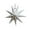 White, variant on Christmas Brown 30 Cm 9 Points Paper Folding Hanging Christmas Decoration For Table Decoration Christmas Room Wedding 12 Inch Paper Star Wedding Birthday Christmas Home Party Chandelier Christmas