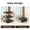 White, variant on mdesiwst Plate Storage Rack Three-Tier Foldable Kitchen Organizer with Open Access Design Space-Saving Collapsible Food Display Rack for Parties And Buffets
