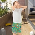 thumbnail image 5 of Mushroom Grass Leaves Pattern Athletic Shorts Breathable with Comfort Fit Drawstring Casual Sweatshorts Medium, 5 of 9
