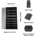 thumbnail image 3 of FrostHike Setup Blocks Height Gauge Set. 7Pcs Precision Aluminum Setup Bars with Laser Engraved Size Markings. Vertical Block Woodworking Measuring Tool for Router and Table Saw Accessories (Black), 3 of 5