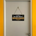 thumbnail image 6 of Tips Are Greatly Appreciated 5x10 Hanging Plus Wall or Door Sign | Cafe/Restaurant Décor, 6 of 7