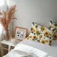 thumbnail image 7 of Waterproof Throw Pillow Covers Set of 2, 20x12 Inch Summer Sunflowers Decorative Pillowcases Outdoor Pillow Slip Cushion Covers Set for Couch Tent Farmhouse Watercolor Floral Wooden, 7 of 7
