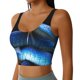 thumbnail image 2 of Fotbe Blue Viper Snake 2 Sujetador Deportivo Largo sin Aros para Mujer con Almohadillas y Soporte Medio, Transpirable y Absorbente, Camiseta Tipo Chaleco o Tank Top-X-Large, 2 of 8