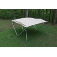 thumbnail image 6 of TAN/BEIGE SQUARE TUBE FRAME VORTEX 4 BOW PONTOON/DECK BOAT BIMINI TOP 10' LONG, 97-103, 6 of 9