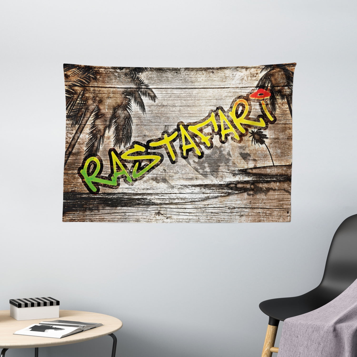Rasta Tapestry, Jamaican Reggae Music Icon Inspired Rastafari Street ...