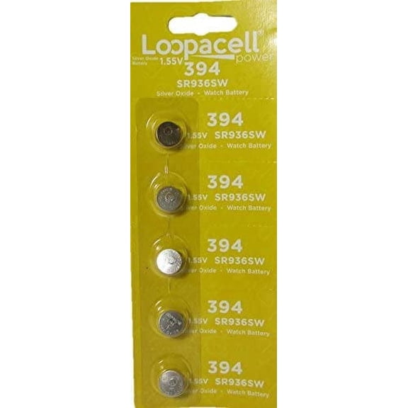 LOOPACELL 5 394-380 Button Cell Batteries 394 OX