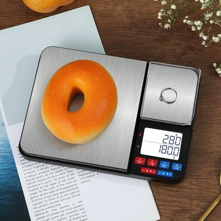 

Upgraded Dual Platform digital Kitchen Scale Clear Backlight Display for Home