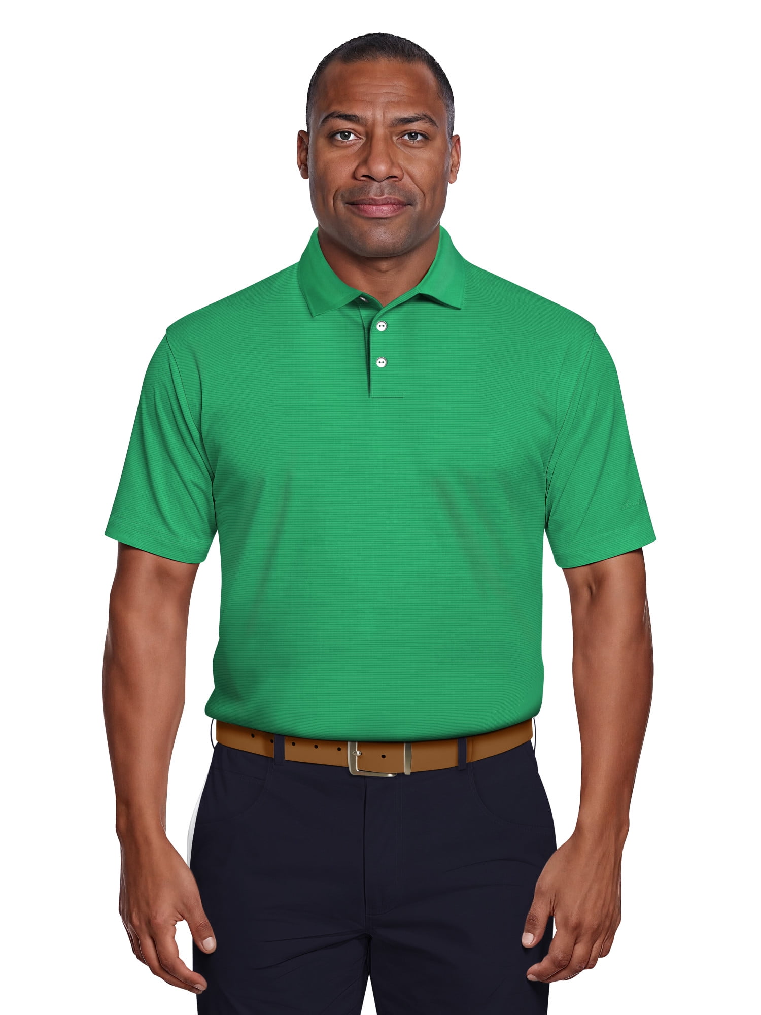 Ben Hogan Men's & Big Men's Performance Solid Polo Shirt with Short Sleeves, Sizes S-5XL