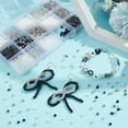 thumbnail image 3 of 2390pcs 15 Colours Black Series Glass Seed Beads 4mm Waist Beads Kit 6/0 Mini Spacer Beads for Bracelet Jewelry Making Craft Beads for Bracelets Necklaces Earrings Making Crafting, 3 of 6