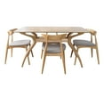 thumbnail image 5 of Noble House Branson Oak Wood 5 Piece Dining Set, 5 of 7