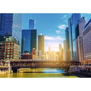 Trefl Red 1000 Piece Puzzle - Cities - Chicago Skyline