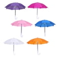 thumbnail image 6 of Moluckfu Mini Craft Umbrella Miniature Umbrellas Polyester 6Pcs, 6 of 8