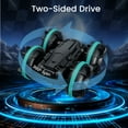thumbnail image 5 of VILINICE Remote Control Car, 4WD RC Car with Double-Sided Driving, Land Water 2 in 1 Stunt Car, Toy Car for Boys & Girls, Gifts for Kids, Green, 5 of 9