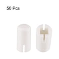 thumbnail image 2 of 50 Pcs Plastic 5x9mm Pushbutton Tactile Switch Caps Cover Keycaps White for 6x6x7.3mm Tact Switch, 2 of 3