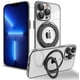 thumbnail image 3 of 360 Rotating Bracket Ring Holder Car Mount Case for iPhone 15 14 13 12 11 Pro Max Magsafe Magnetic Wireless Charging Clear Cover, 3 of 5