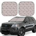 thumbnail image 1 of Saiise Dachshund Dog Puppy for Foldable Car Sun Shades (2-Pack) Offer Sun Protection with an Easy-fold Design for Convenient Windshield Shading-Large, 1 of 6